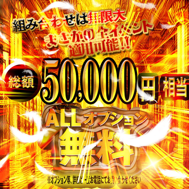 ￥50,000-相当!!オールオプション無料！